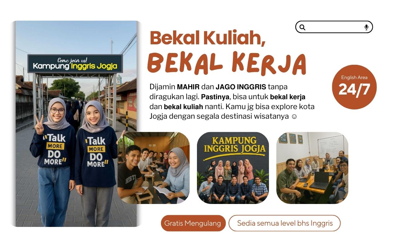Kampung Inggris Jogja Terbaik 0857-4069-2485