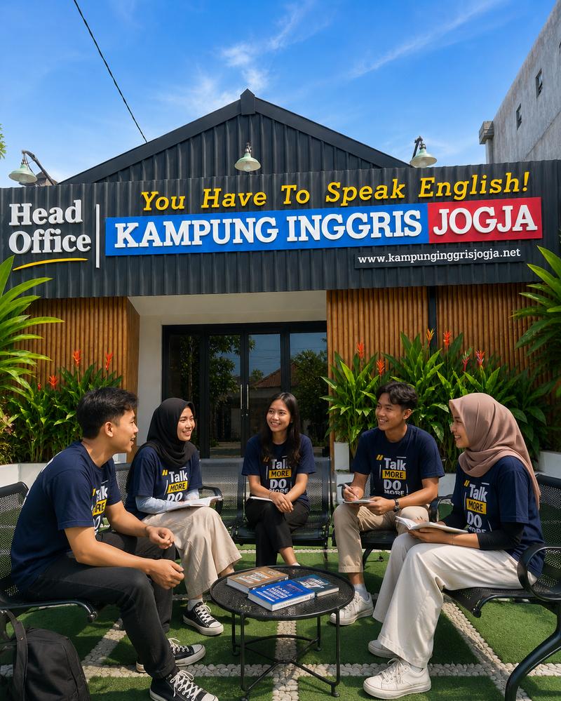 Lingkungan belajar Kampung Inggris Jogja